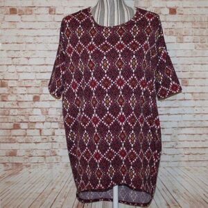 LuLaRoe Colorful Geometric Shirt Dress Size XXS